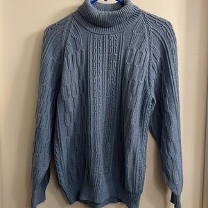 Unisex Cable Knit Sweater Medium Excellent Like New